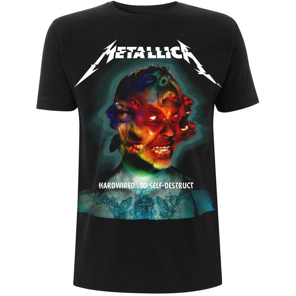 Metallica Unisex T Shirt Hardwired Album Cover